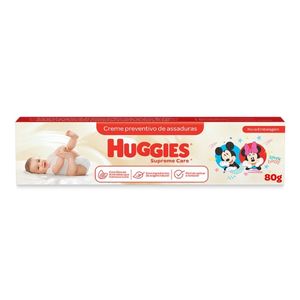 Creme Huggies Preventivo de Assaduras Óleo de Amêndoas 80g