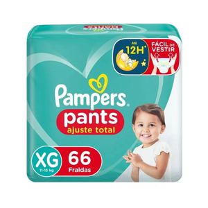 Fralda Pampers Pants Ajuste Total XG 66 Unidades