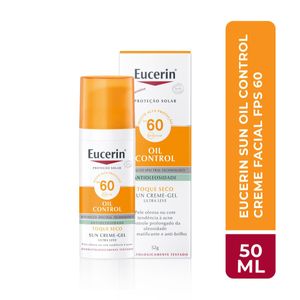 Eucerin Sun Oil Control Creme Facial FPS 60 50ml