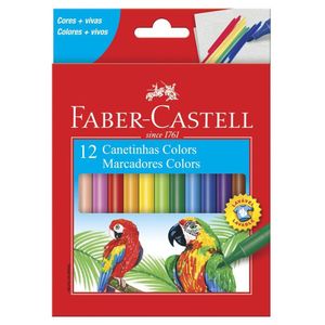 Canetinha Hidrográfica Faber-Castell 12 Cores