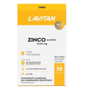 Lavitan Zinco 30 Comprimidos Cimed
