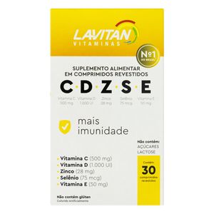 Lavitan Imunidade CDZSE Cimed 30 Comprimidos