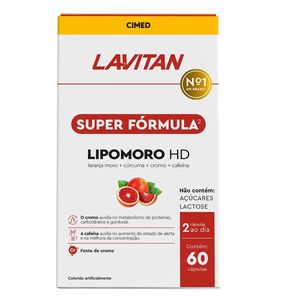Lavitan Lipomoro HD 60 Cápsulas Cimed