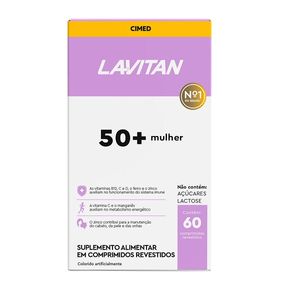 Lavitan 50+ Mulher Cimed 60 Comprimidos