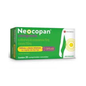 Neocopan Composto 10mg + 250mg 20 Comprimidos Revestidos