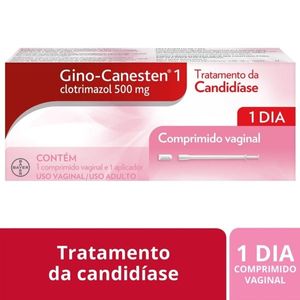 Tratamento da candidíase Gino-Canesten® Comprimido Vaginal - 1 dia