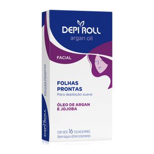 Cera Depilatória Facial Depi Roll Óleo de Argan e Jojoba