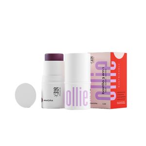 Bastão 3 em 1 Ollie FPS 95 Amora (Blush, Batom e Sombra)