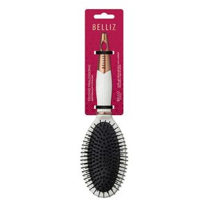 Escova Para Cabelo Belliz Golden White Oval