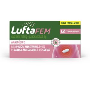 Luftafem 200mg/500mg 12 Comprimidos Revestidos
