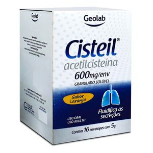 Cisteil 600mg/g 16 envelopes de 5g