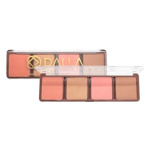 Paleta de Blush, Iluminador e Contorno Dalla Nude
