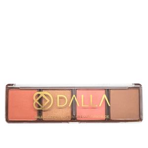 Paleta de Blush, Iluminador e Contorno Dalla Nude