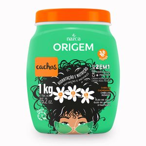 Creme Cabelo Origem Pote Cachos 1kg