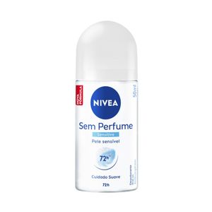 Desodorante Nivea Roll-On Feminino Sem Perfume 50ml