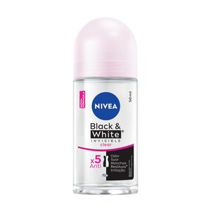 NIVEA Desodorante Roll-on Black & White INVISIBLE Clear 50ml