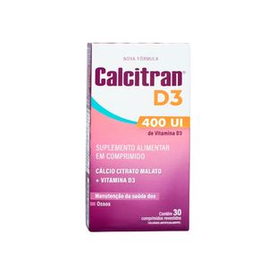 Calcitran D3 400UI 30 Comprimidos
