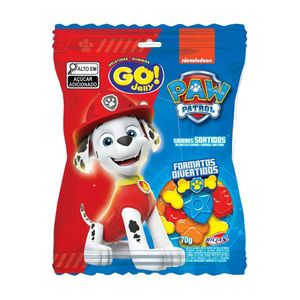 Bala Go Jelly Gelatina Patrulha Canina 70g