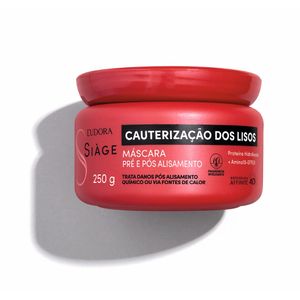Máscara Capilar Eudora Siàge 250g Cauterização dos Lisos