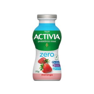 Iogurte Danone 170 g Activia Morango Zero