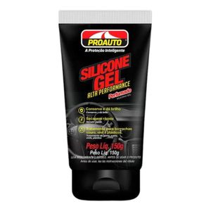 Silicone Gel Automotivo Proauto Carro Novo 150g