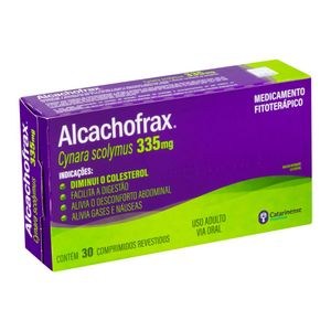 Alcachofra Alcachofrax 335mg 30 Comprimidos Catarinense