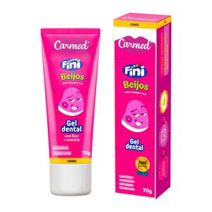 Gel Dental Carmed 70g com Flúor Beijos