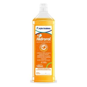 Hidroral Repositor Hidroeletrolítico Laranja 500ml Adv