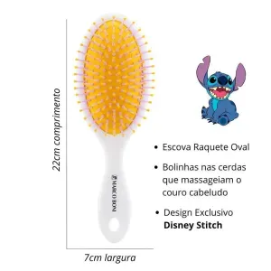 Escova de Cabelo Oval Marco Boni Disney Stitch Diversos