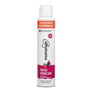 Desodorante Feminino Monange Aero 200ml Frutas Vermelhas