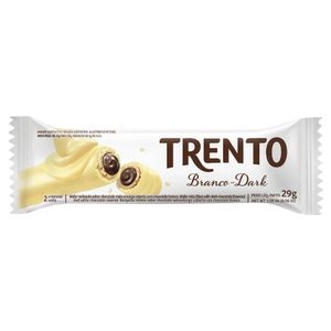 Choco Trento Wafer Dark Branco 29g