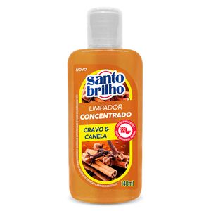 Limpador Concentrado Cravo e Canela 140ml Santo Brilho