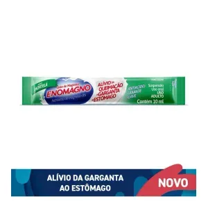 Leite de Magnésia Eno Magno Sachê 10ml Hortelã GSK Avulso