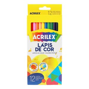 Lápis de Cor Acrilex 12 Cores