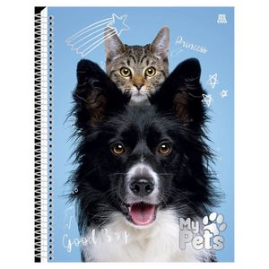 Caderno Animativa My Pets 80 Folhas