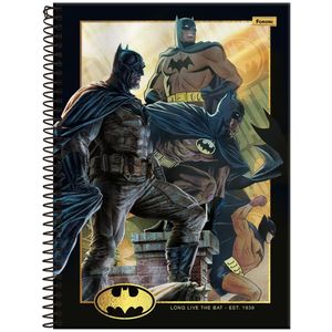 Caderno Foroni Universitário Capa Dura Batman 80 Folhas