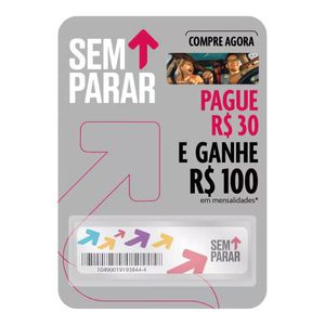 Cartão Chip Sticker Sem Parar Pós Pago