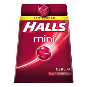 Bala Halls Mini Cereja 15g