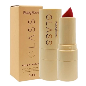 Batom Ruby Rose Bala Velvety Glass BG07 HB 548