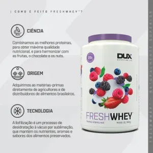 Fresh Whey Dux 450g Frutas Vermelhas