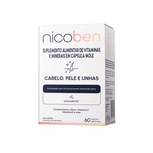 Nicoben Cabelo, Pele e Unhas 60 Cápsulas