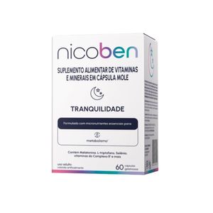 Nicoben Tranquilidade 60 Cápsulas