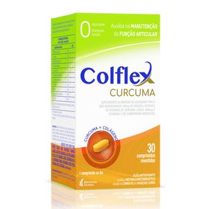Suplemento Colflex Cúrcuma Mantecorp 30 Comprimidos