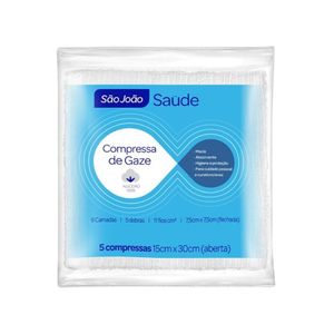 Compressa Não Estéril São João 5 Unidades