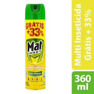 Inseticida Multiuso Mat Inset Aerossol 360ml Citronela