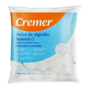 Algodão Cremer 50g Bolas Novo