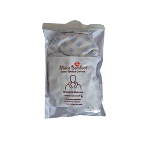 Gomo Térmico Maria Bombom Cervical Azul/Cinza