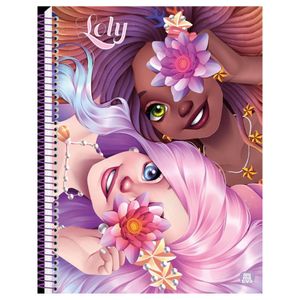 Caderno Animativa Loly 80 Folhas