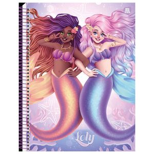 Caderno Animativa Loly 80 Folhas