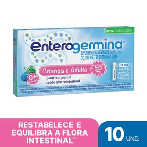 Enterogermina Probiótico Crianças e Adultos 5ml 10 Frascos